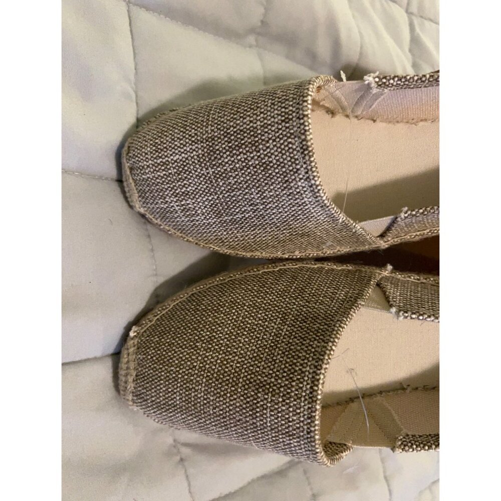 Lands End Shoes/Espadrille Comfort Slip on Flat Shoe Size 7 - Picture 2 of 10
